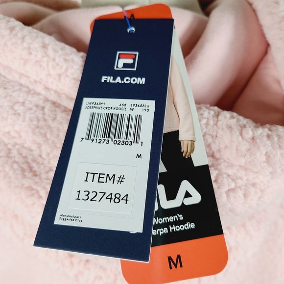 Fila Josephine Sherpa Pullover Hoodie Jacket - Picture 6 of 8